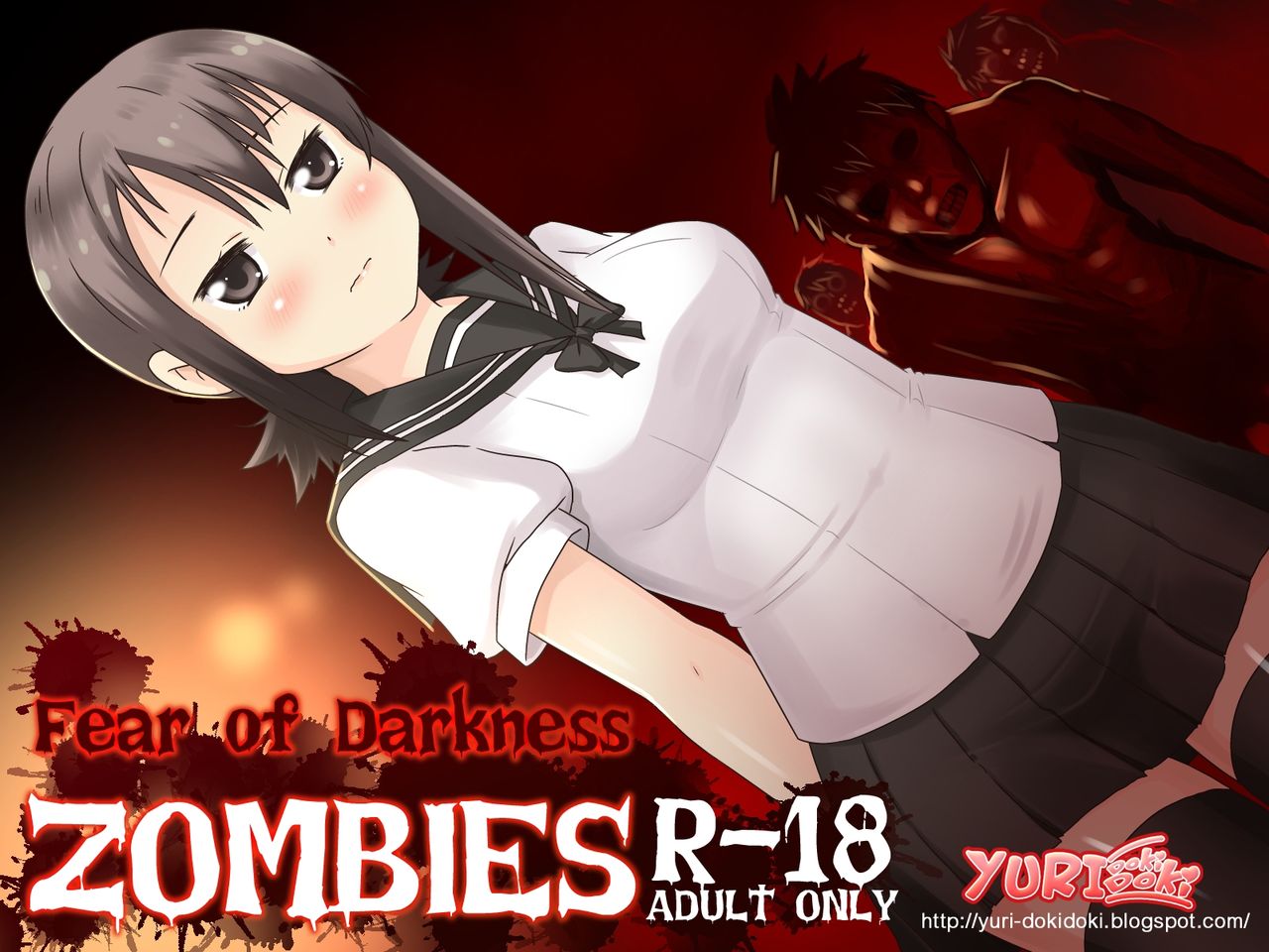 Fear of Darkness - ZOMBIES and girl page 1 full