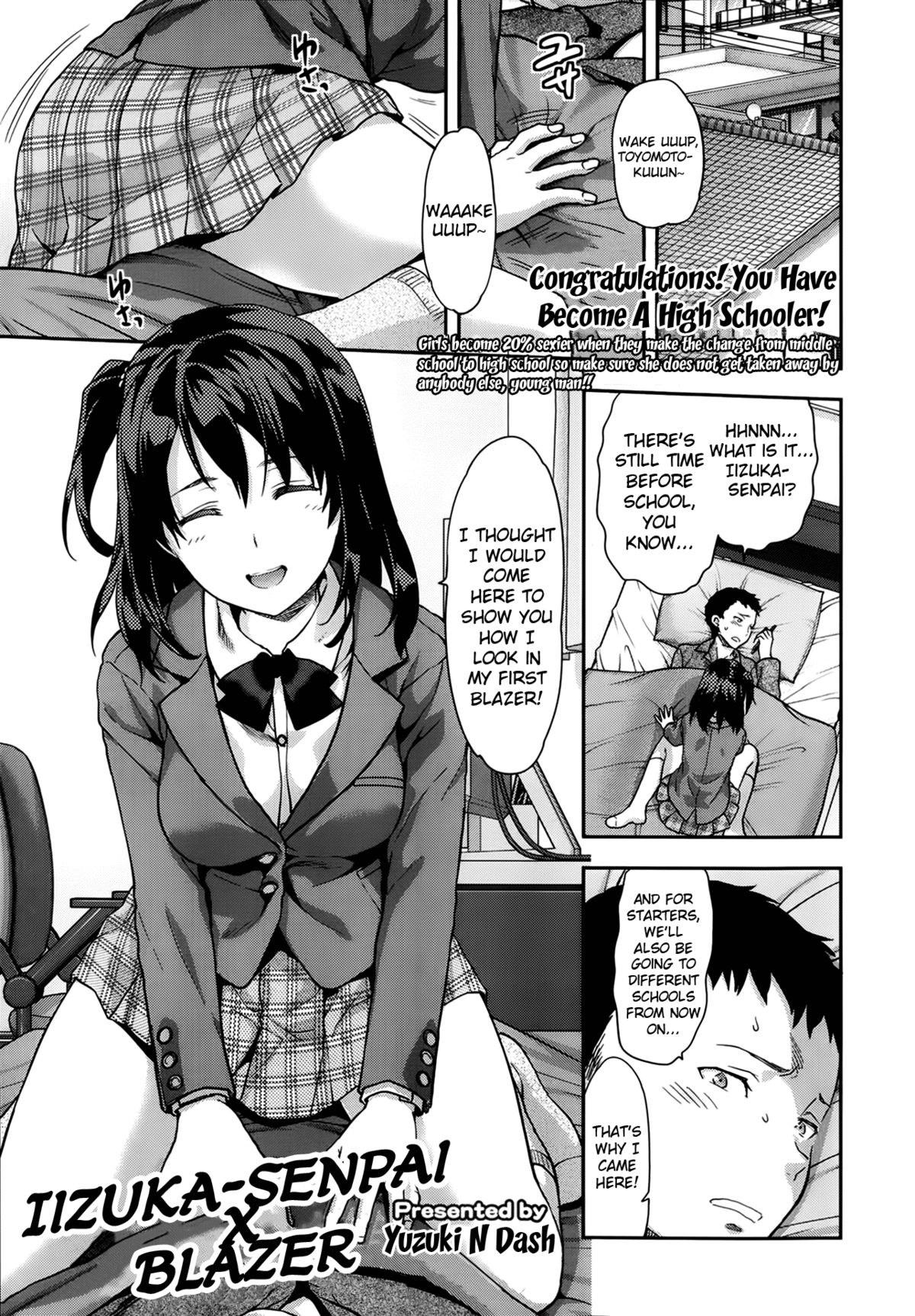 Iizuka Senpai X Blazer page 1 full