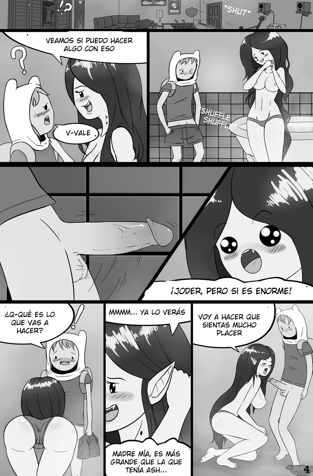 MisAdventure Time Issue #1 - Marceline's Closet Color | Desventura Tiempo Número #1 - El Baño De Marceline page 5 full