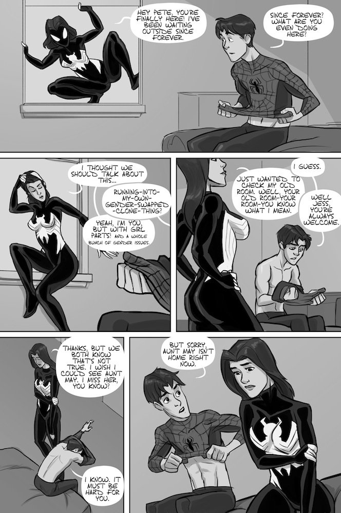 Ultimate Spider-Man XXX 1 - Spidercest with Jessica Drew page 2 full