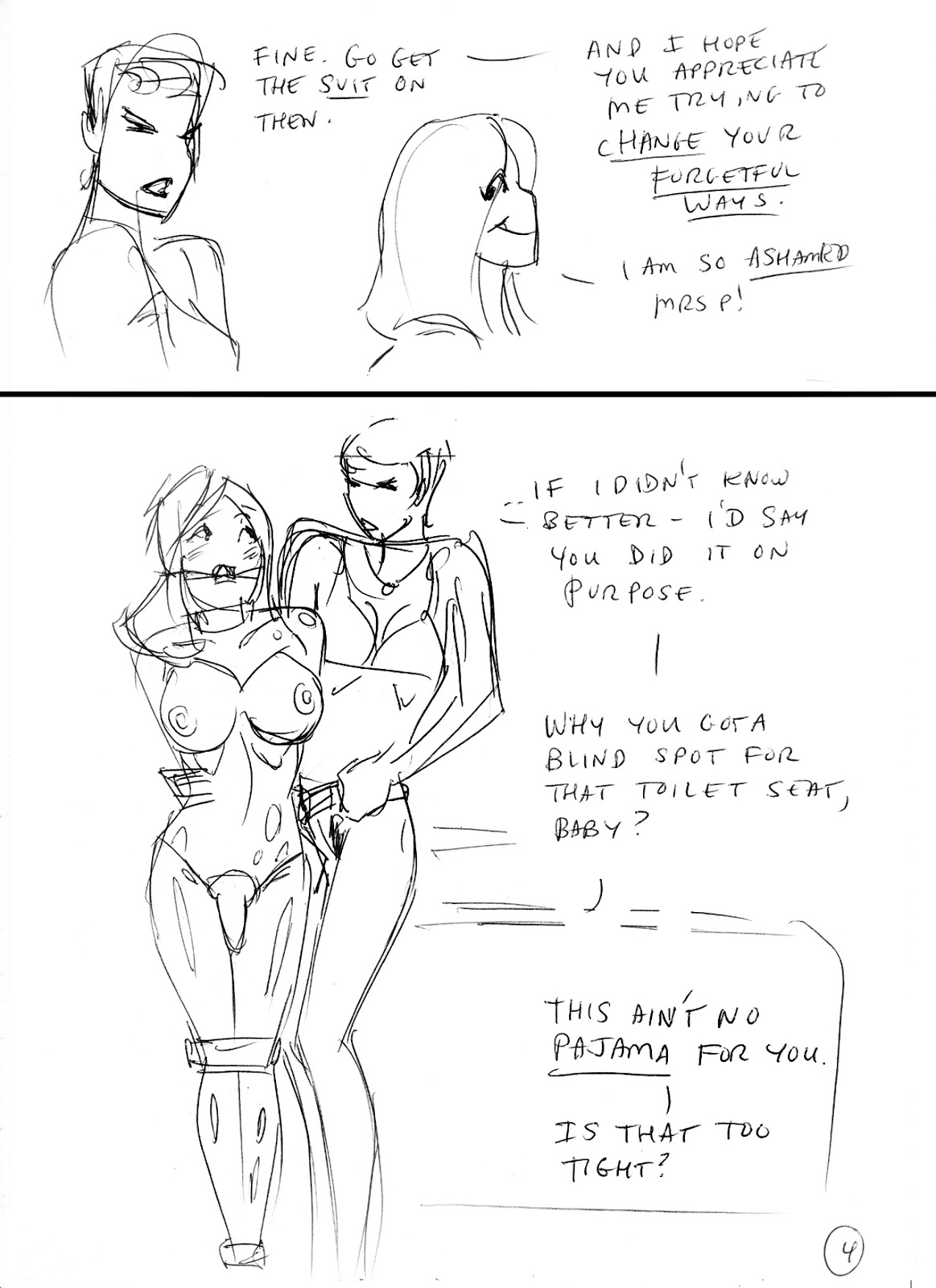 Drew's Slutty Purple Pajamas page 4 full