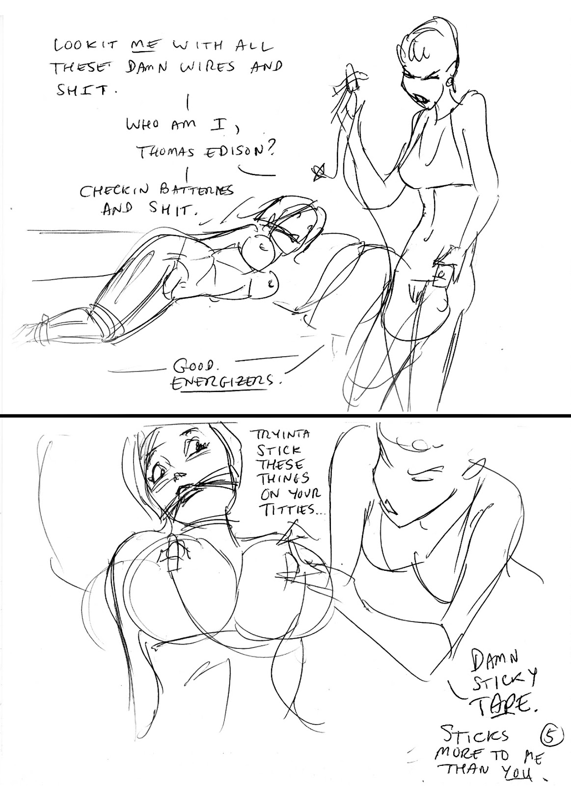 Drew's Slutty Purple Pajamas page 5 full