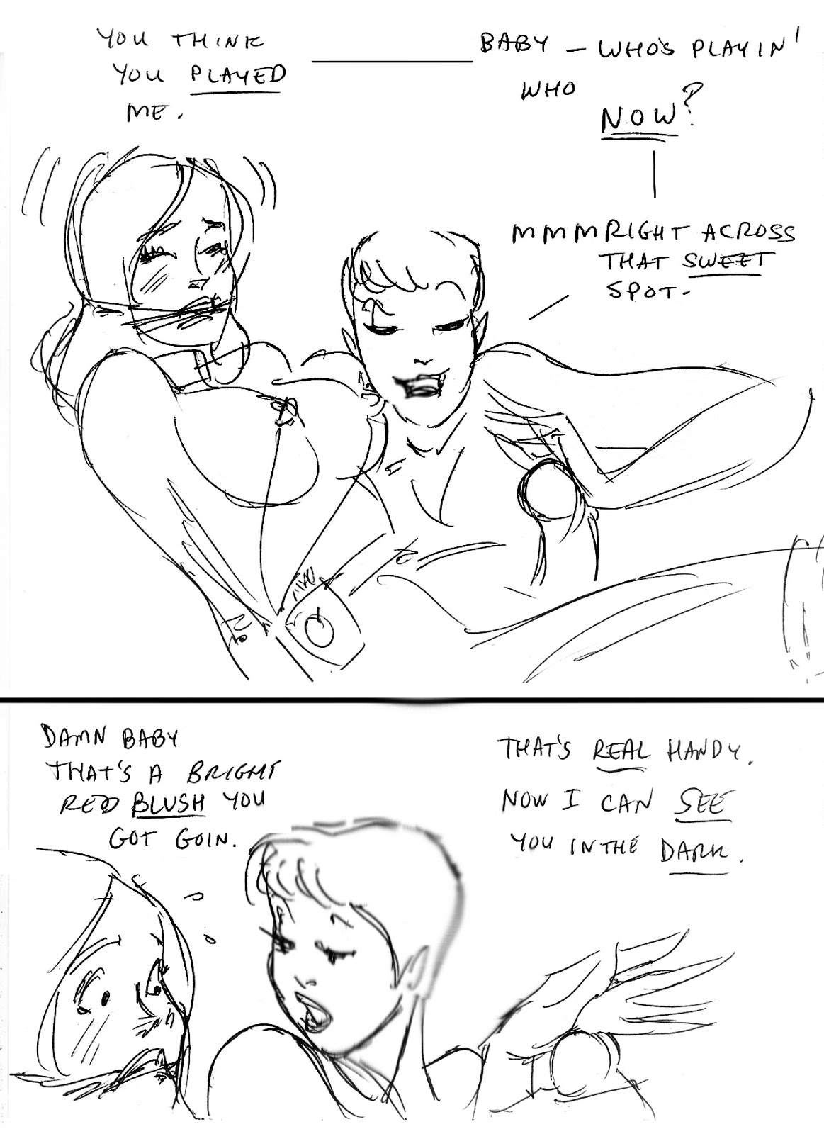 Drew's Slutty Purple Pajamas page 8 full