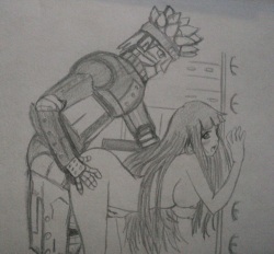 Mecha-Naruto x Hinata Sketches