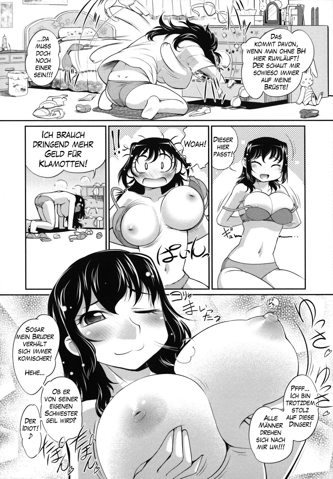 Miss Bra n Chichi Ane | Ms. No-Bra Sister page 4 full