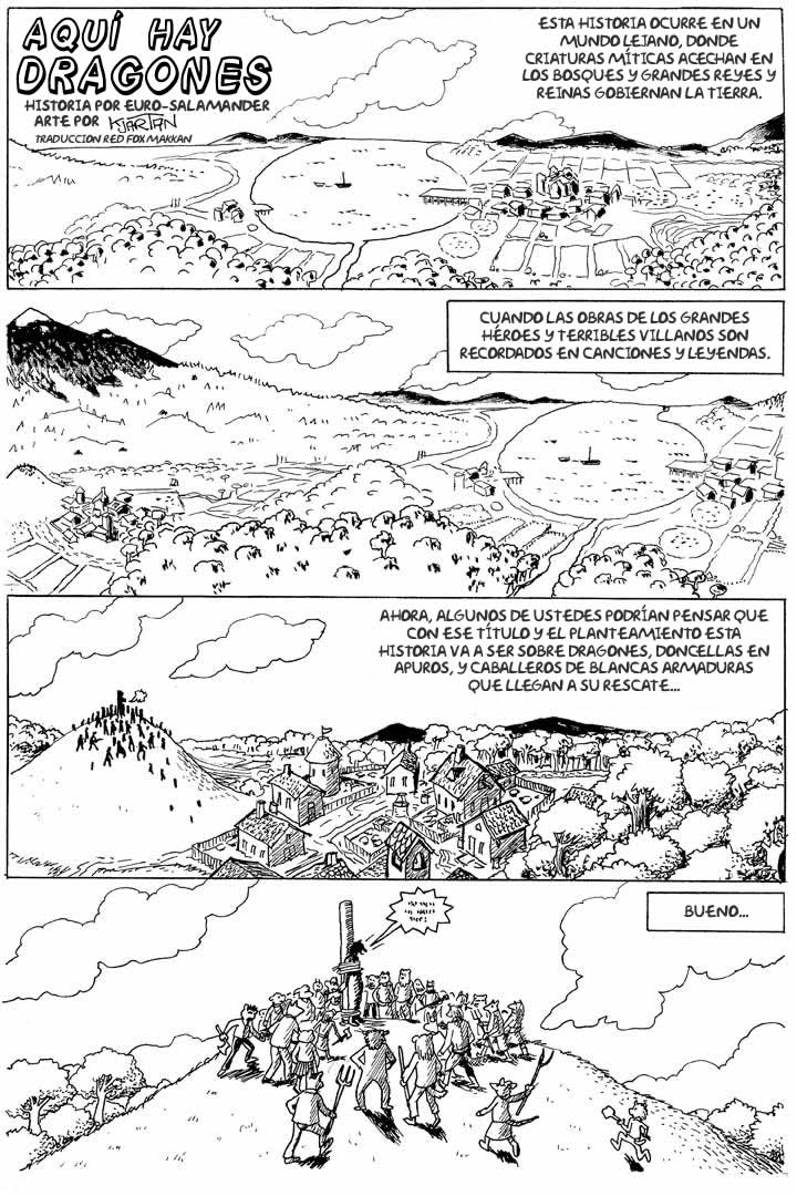 Here There be Dragons page 1 full