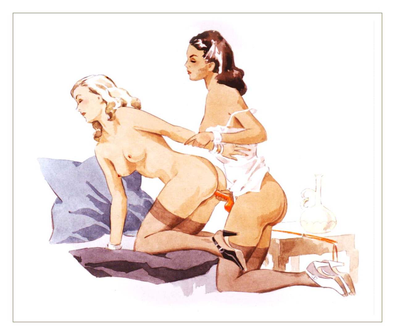 Kinky Erotic Drawings page 9 full