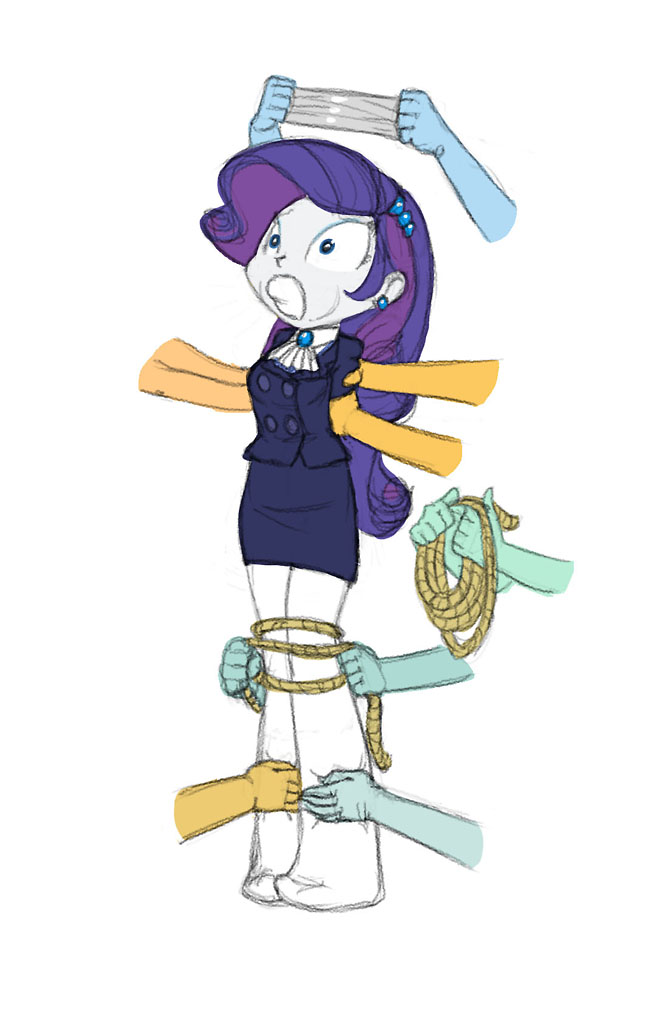 Equestria Girls Rarity Bound page 6 full