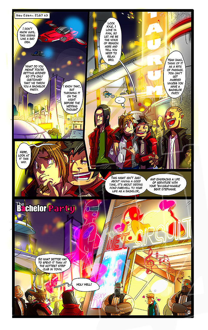 The Bachelor Party page 1 full