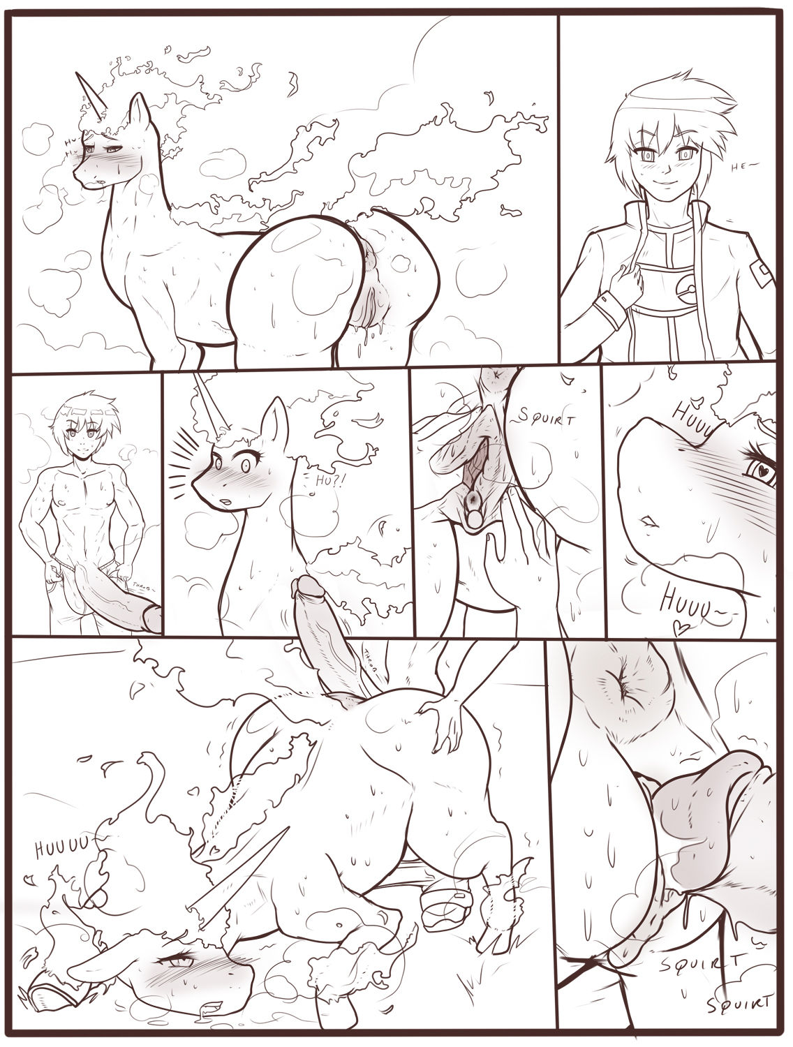 The Stallion and the Rapidash page 1 full