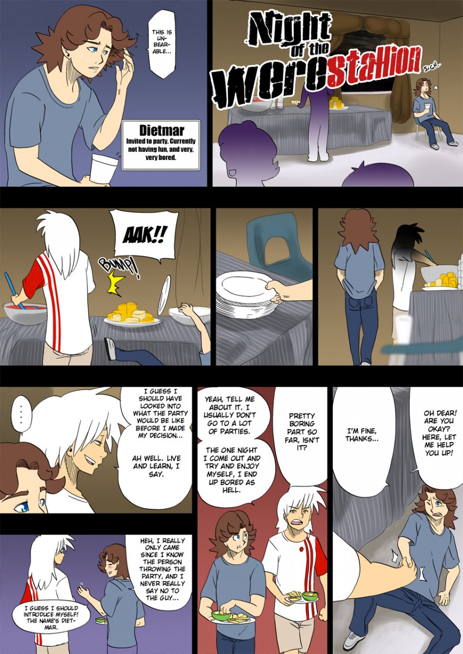 Night of the WereStallion page 1 full
