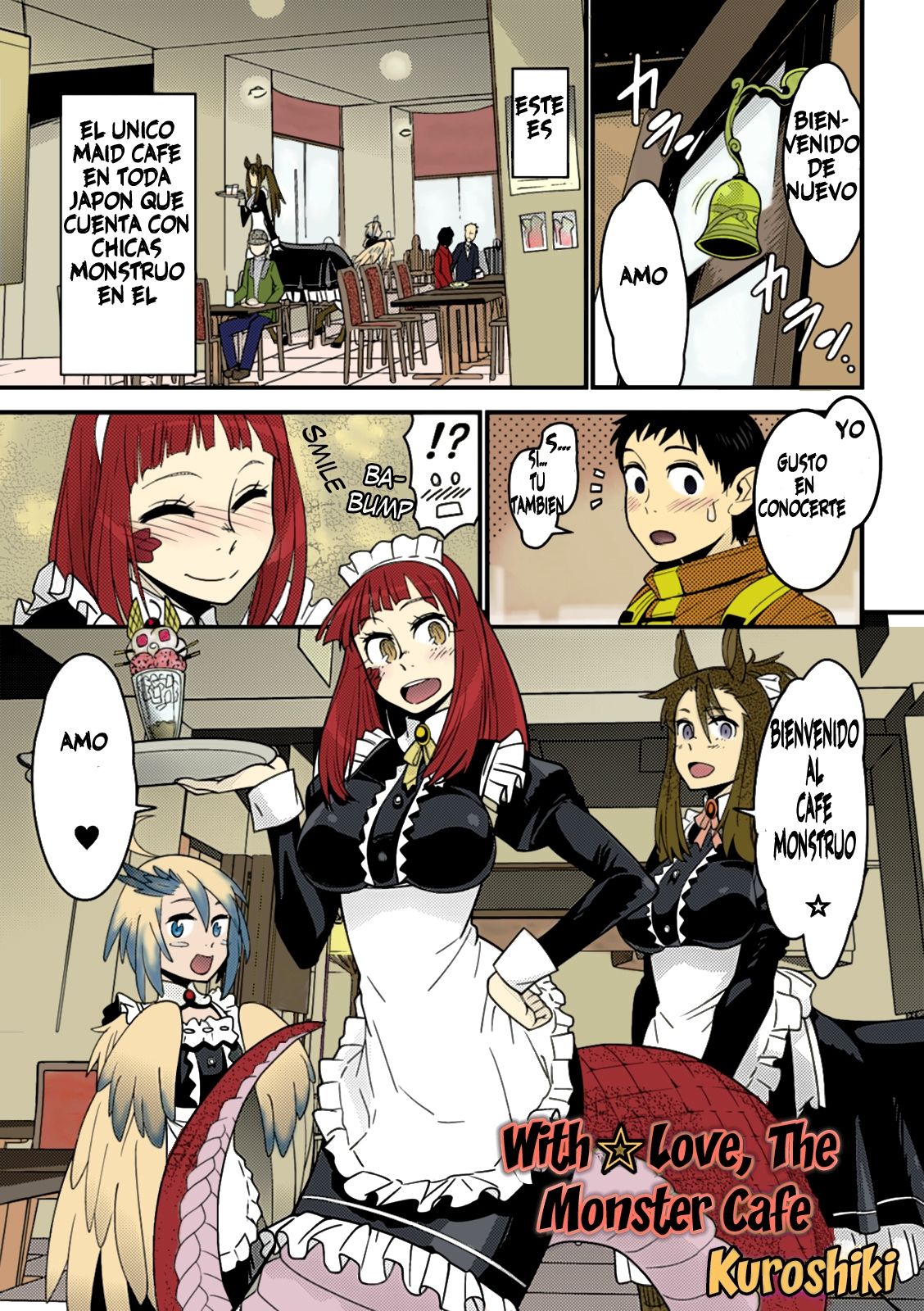 Mon Cafe Yori Ai o Kominute | With Love, the Monster Cafe page 1 full