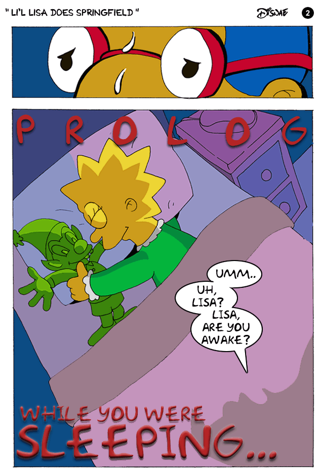 Li'l Lisa Does Springfield page 1 full