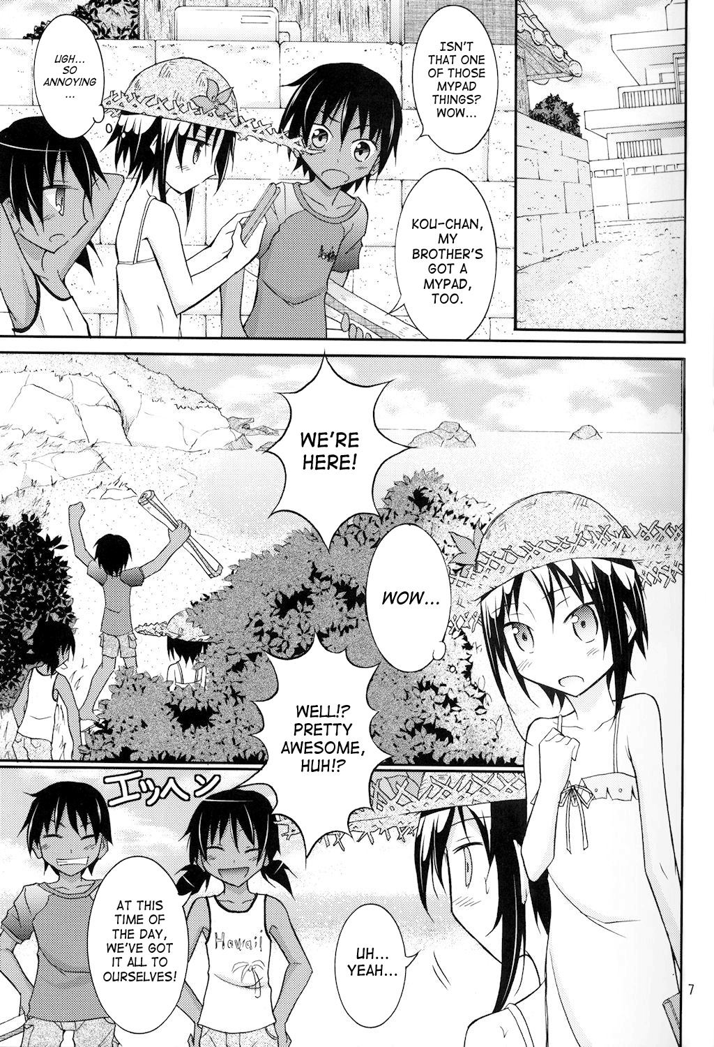 Supponpon de Umi Asobi! | Playing At The Beach Stark Naked! page 7 full