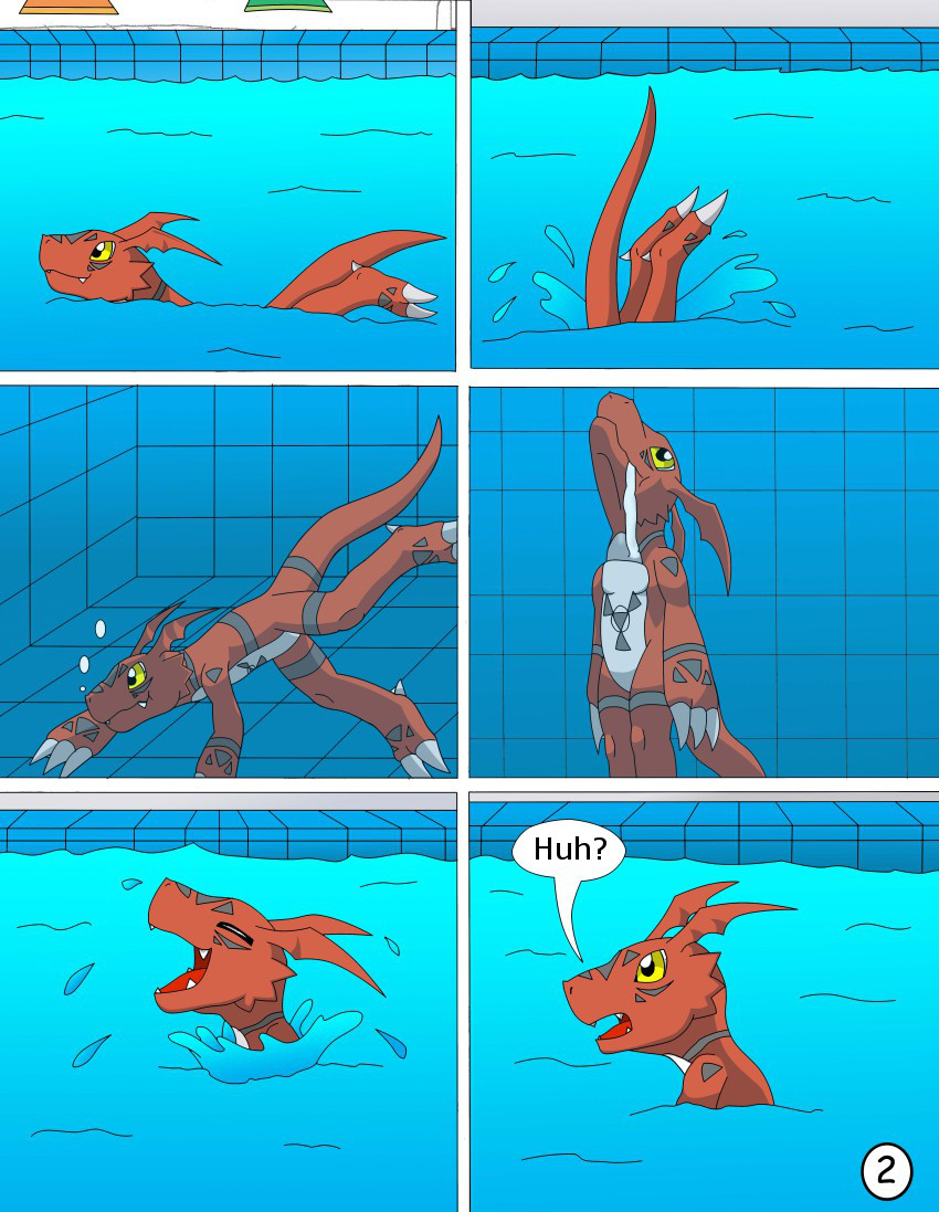 Guilmon at the Pool page 2 full