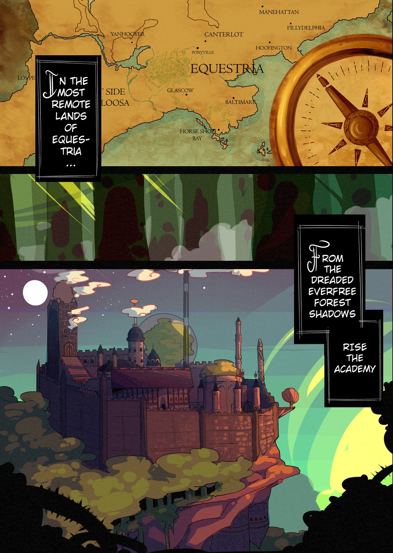 Pony Academy, Chapter 1: First Class Day page 2 full
