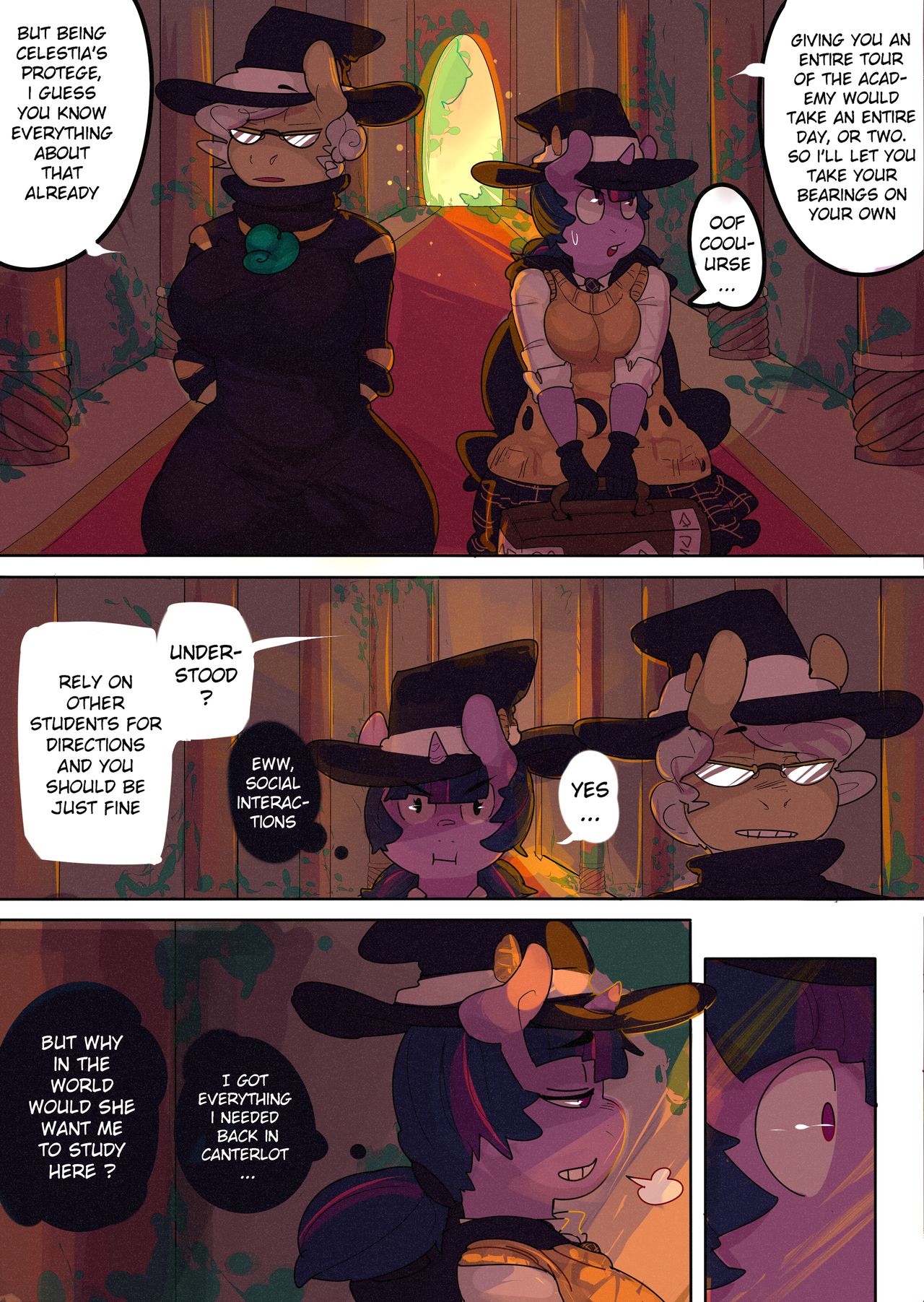 Pony Academy, Chapter 1: First Class Day page 4 full