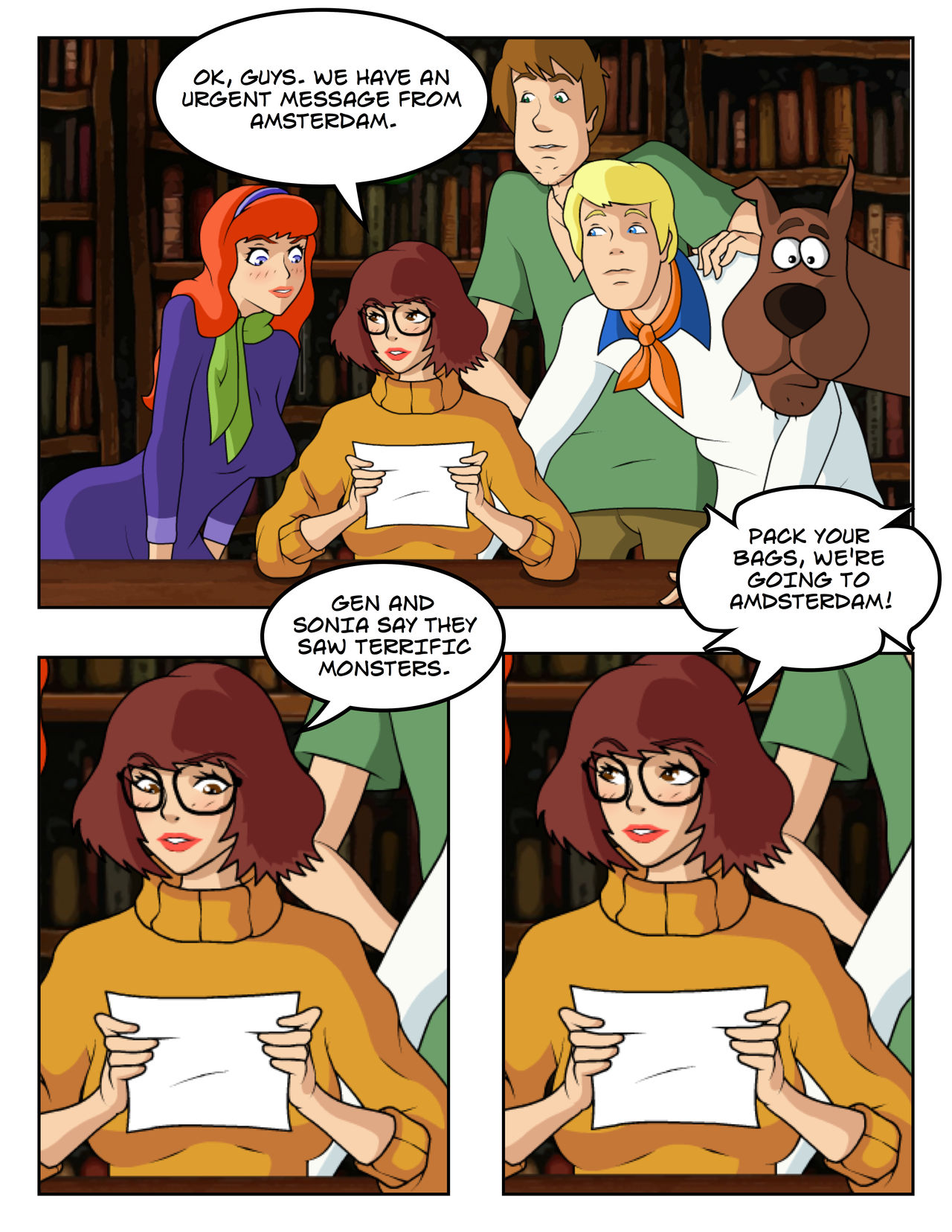 Meet n' Fuck: Velma Gets Spooked page 1 full