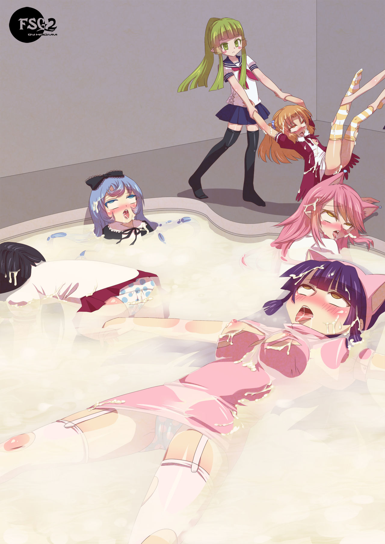 Fighting stocking Girl page 8 full