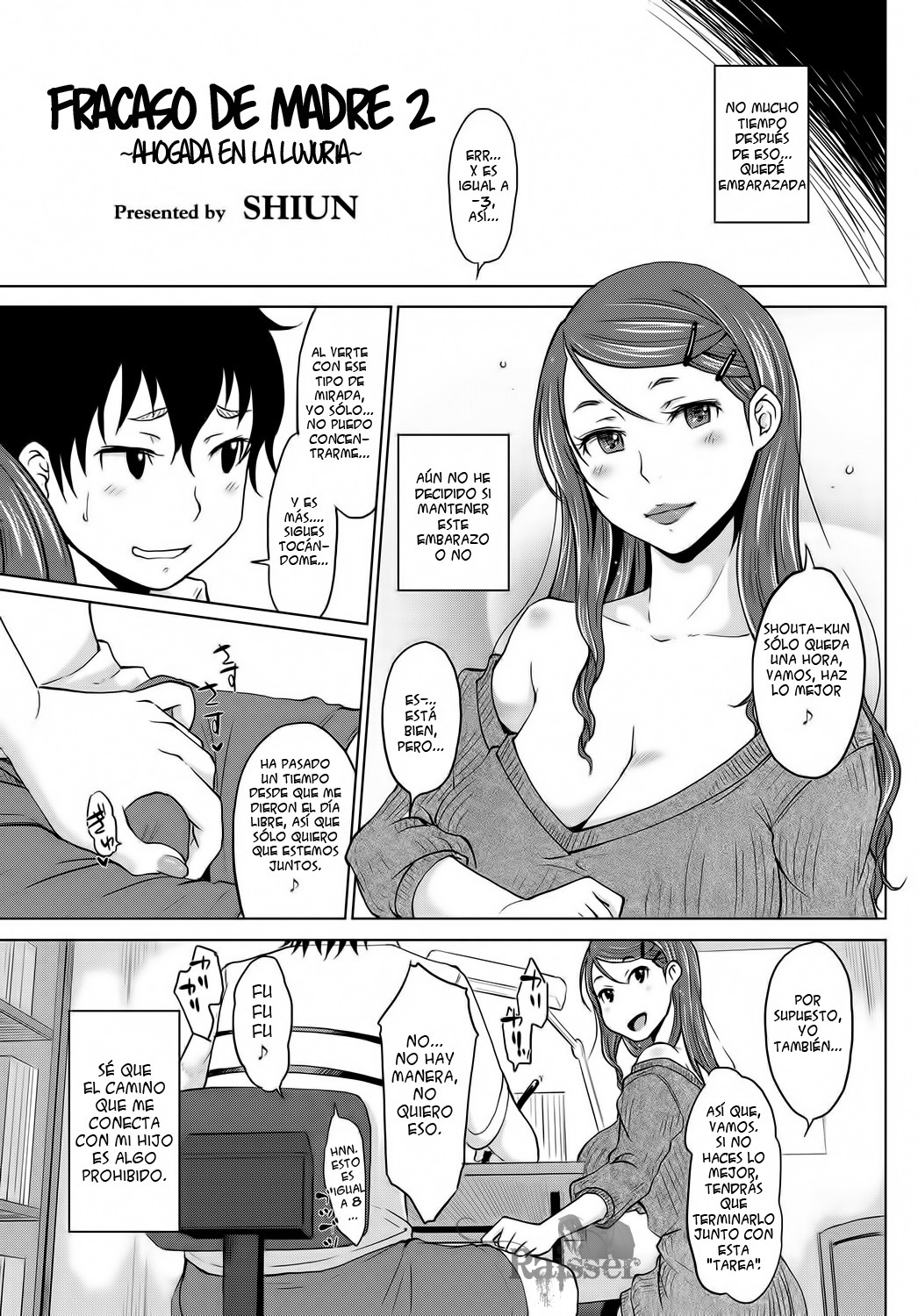 Hahaoya Shikkaku 2 ~Yokubou ni Oborete~ | Fracaso de Madre 2 ~Ahogada en la  Lujuria~ - Page 1 - IMHentai