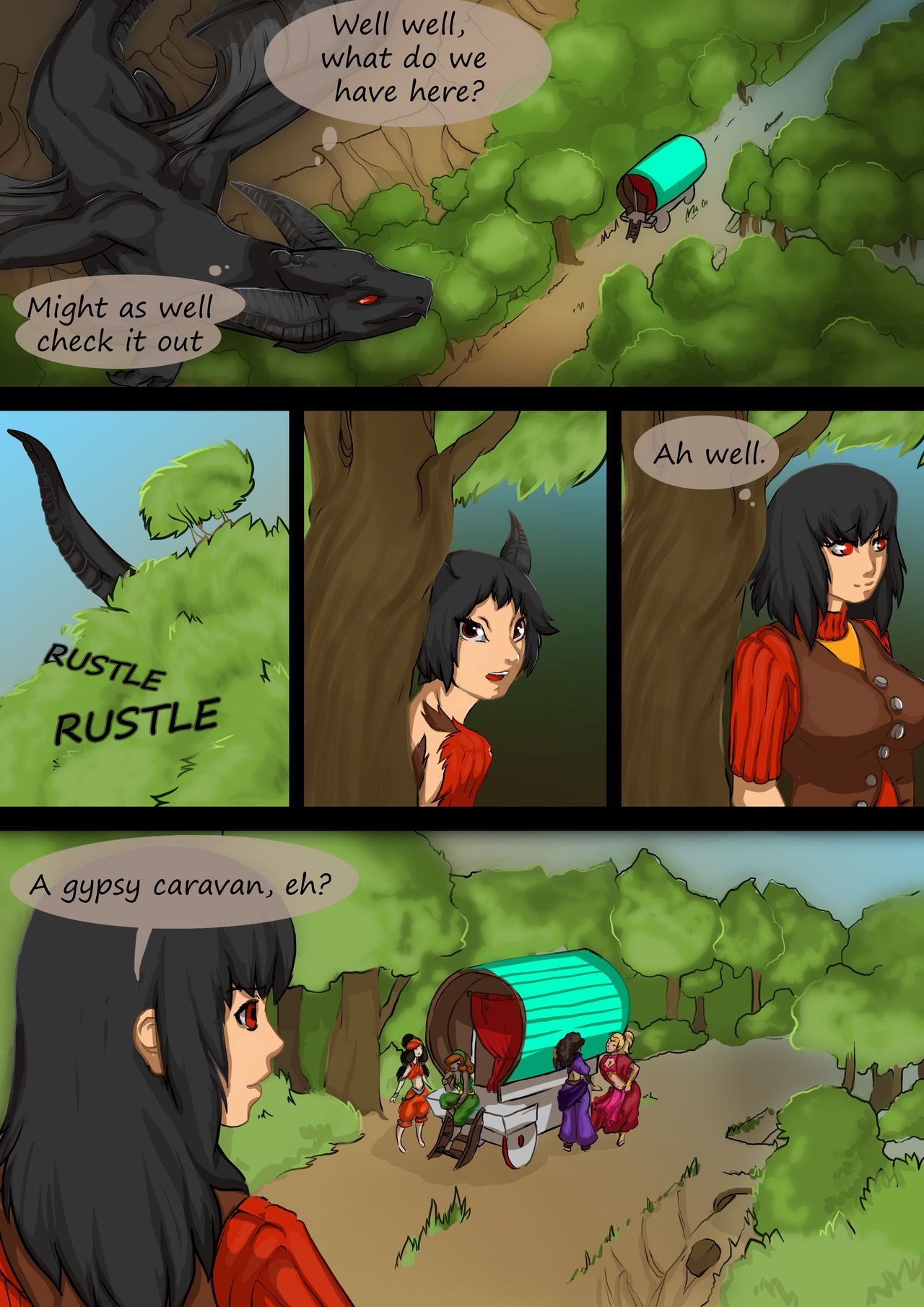 Dia Daygon and the Gypsies page 1 full