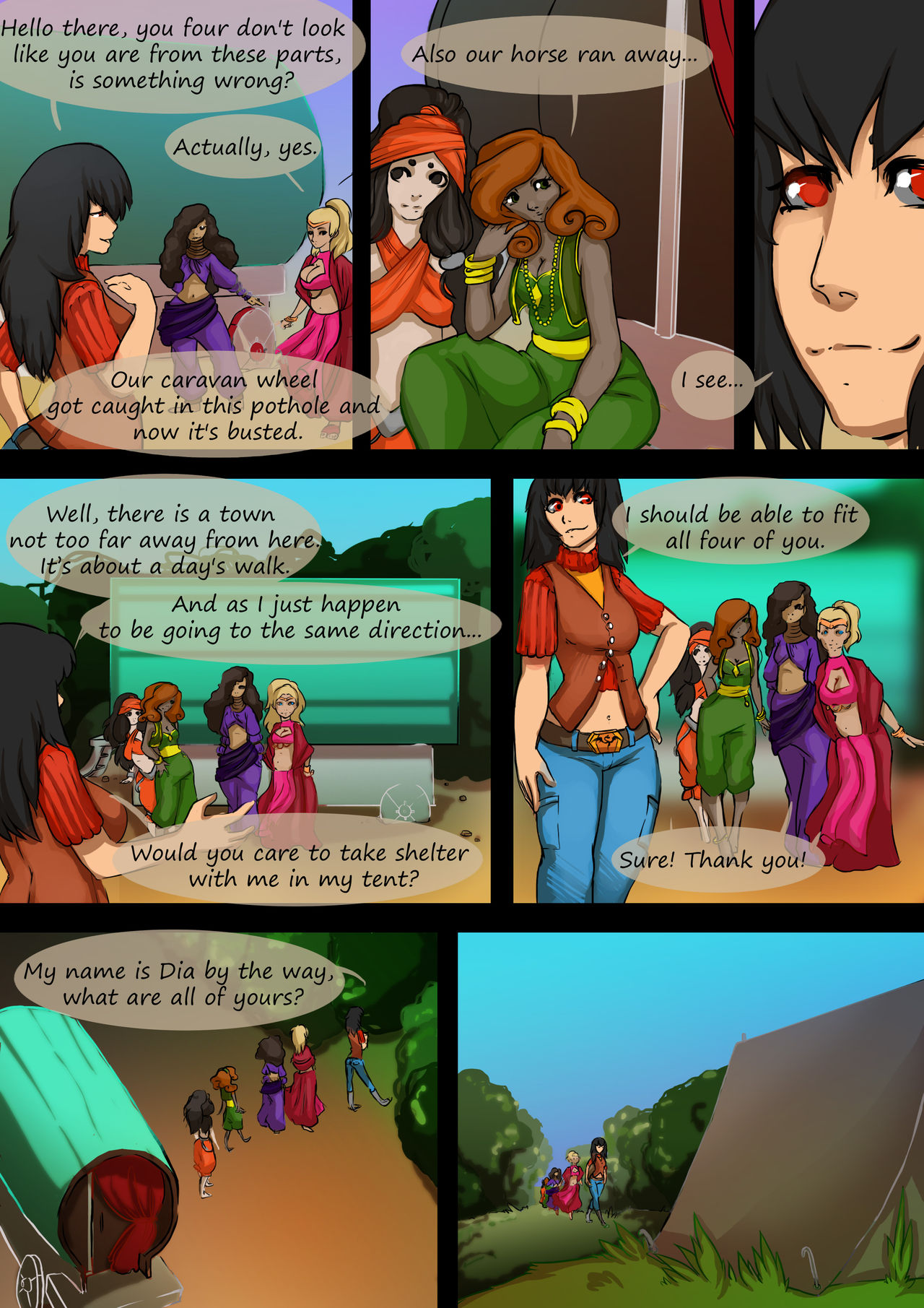 Dia Daygon and the Gypsies page 2 full