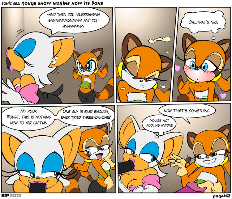 Rouge showing Marine how its done page 3 full