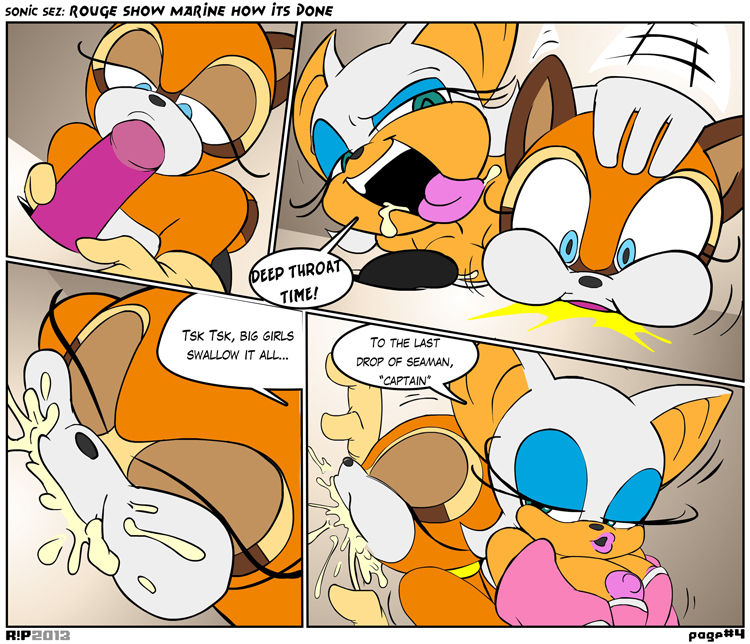 Rouge showing Marine how its done page 5 full
