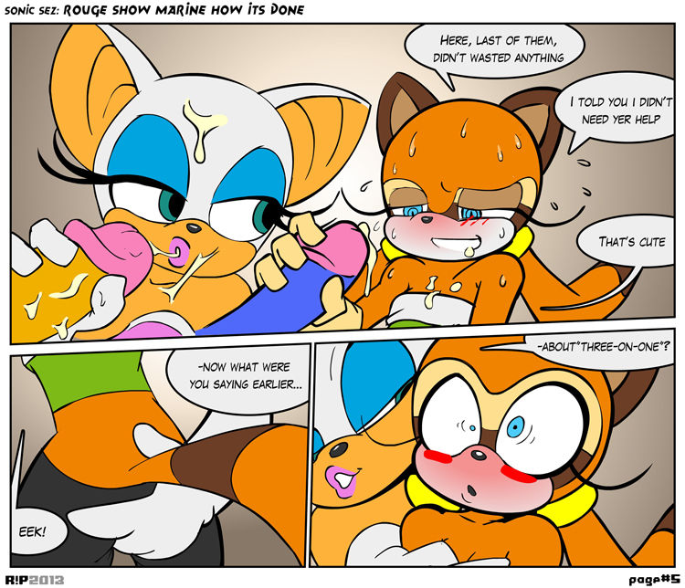 Rouge showing Marine how its done page 6 full