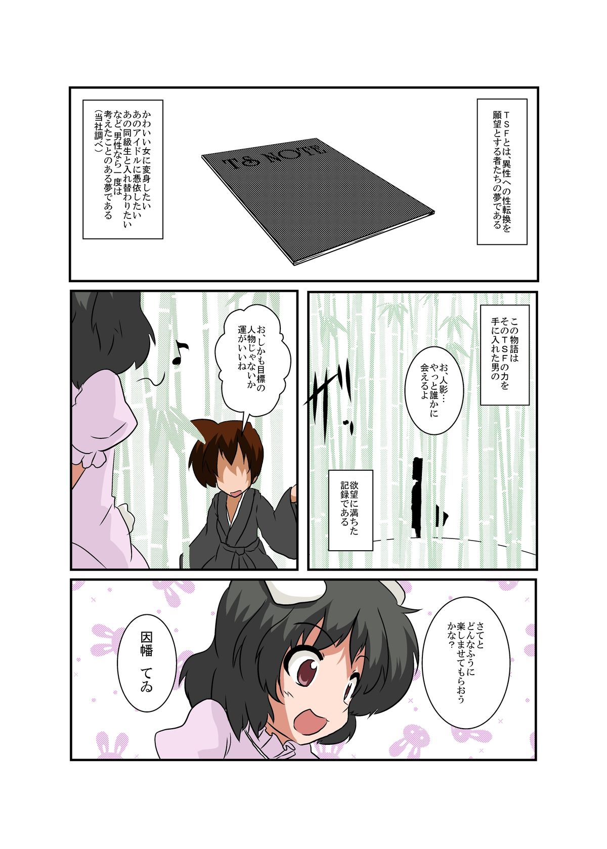 Touhou TS monogatari ~ Tewi-hen ~ page 4 full