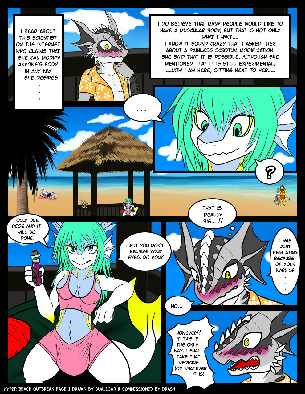 Hyper Beach Outbreak page 1 full