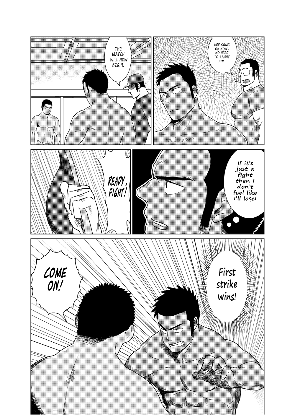Professional!? Muscular Underwear Wrestling + I Defintely Won't Model!! page 5 full