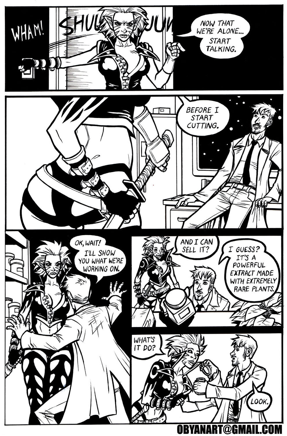 Black Comet Pirates: Captivated page 4 full