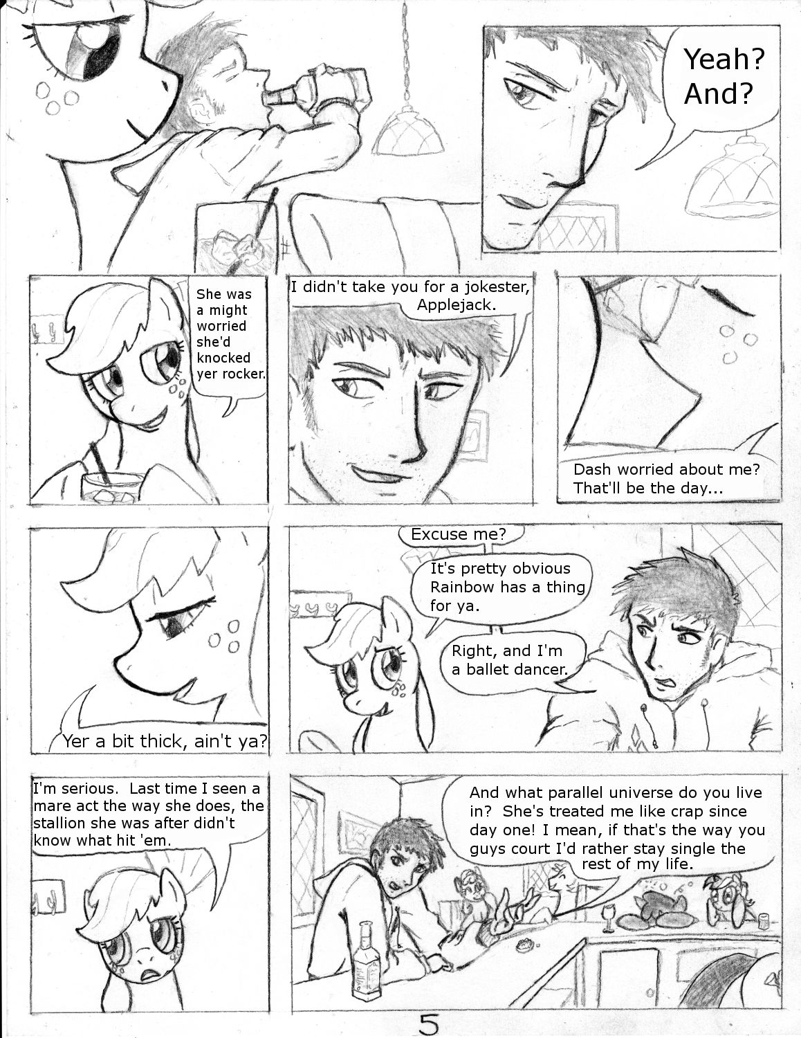 Tsundere Rainbow Dash page 5 full