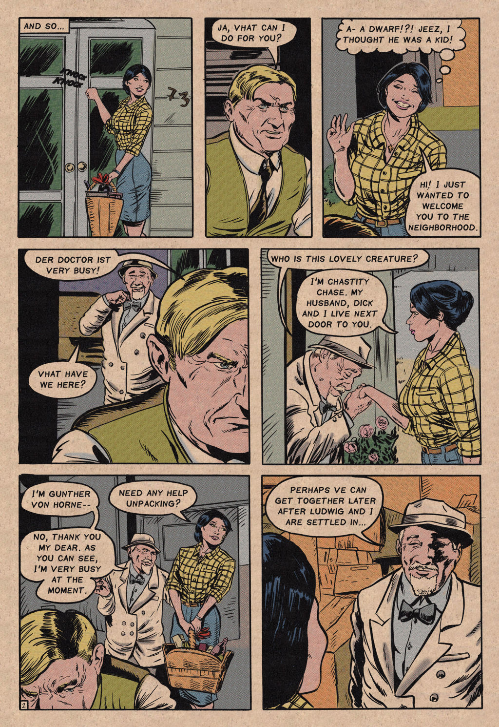 Dames In Peril - The Nosy Housewive and the Last of the Mad Nazi Scientists! page 3 full