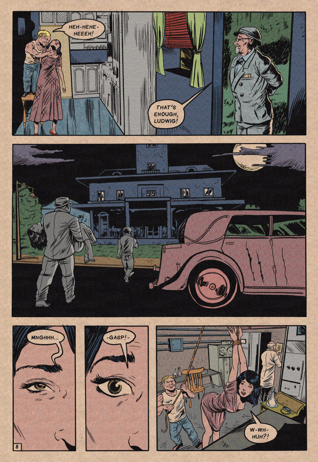 Dames In Peril - The Nosy Housewive and the Last of the Mad Nazi Scientists! page 9 full
