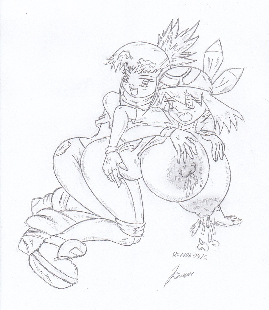 My miny Rika Nonaka_digimon tamers Sketches work_5 - 3/3 page 1 full