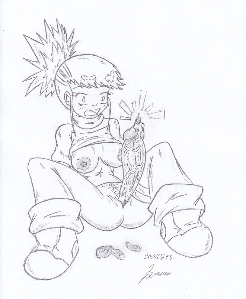 My miny Rika Nonaka_digimon tamers Sketches work_5 - 3/3 page 9 full