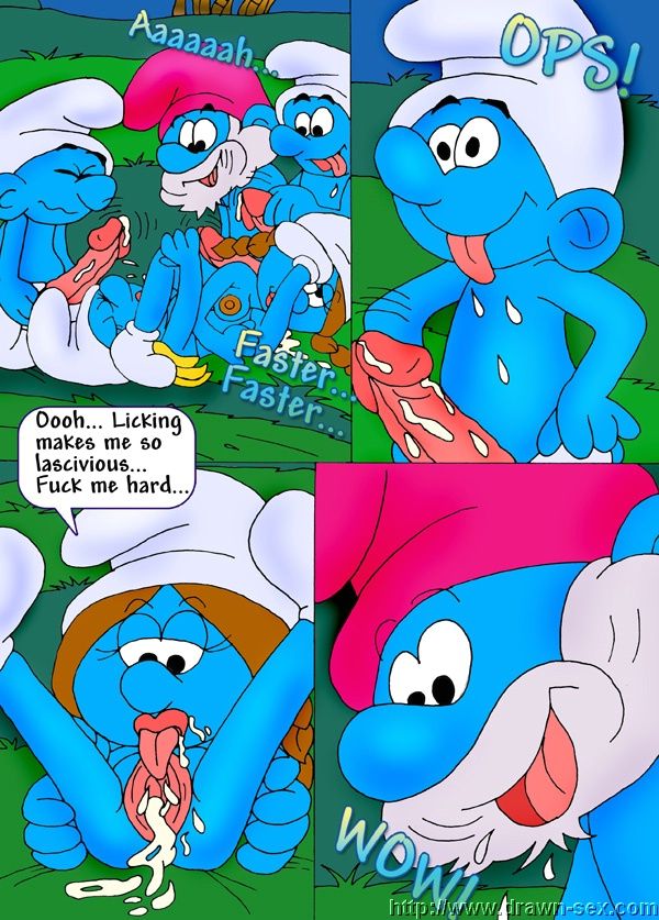 SMURFETTE DRAWN SEX page 7 full