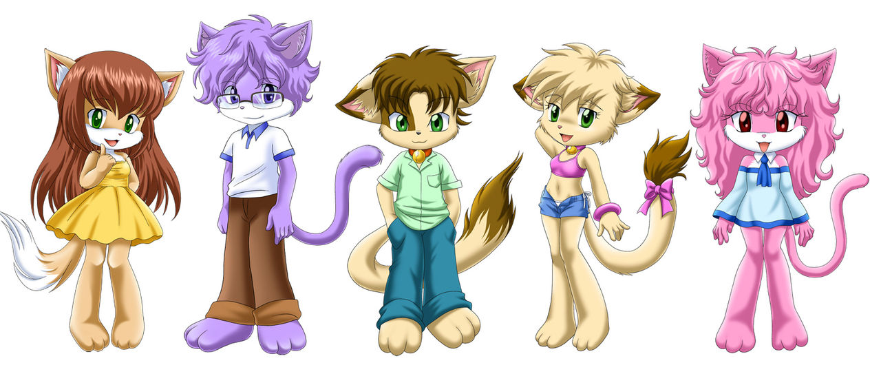 Little Tails - Characters page 1 full