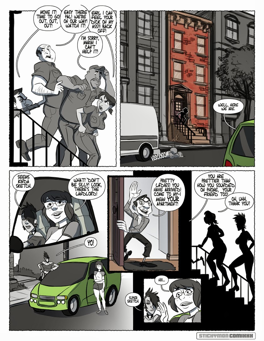 Esther & D.D. - The Freaks Cum Out at Night page 4 full
