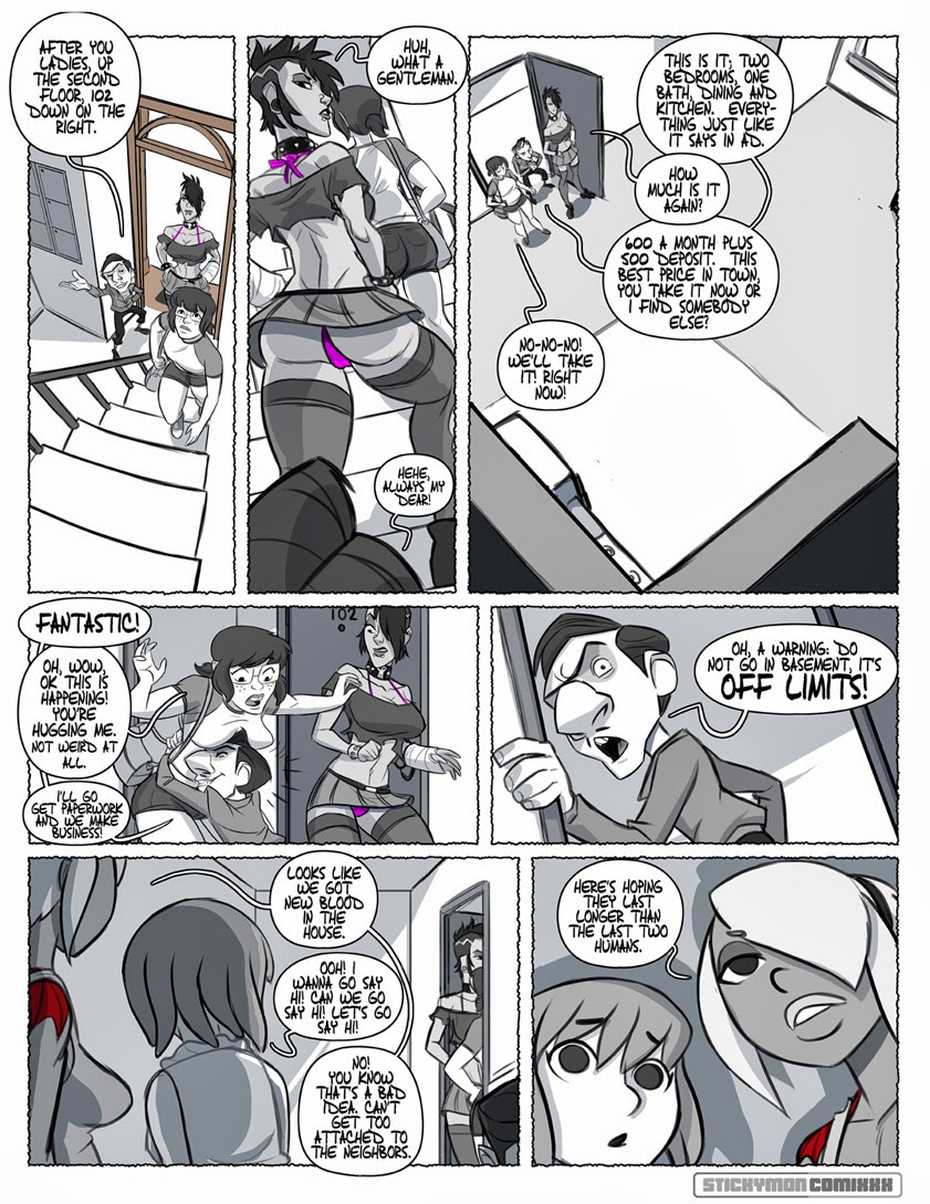 Esther & D.D. - The Freaks Cum Out at Night page 5 full