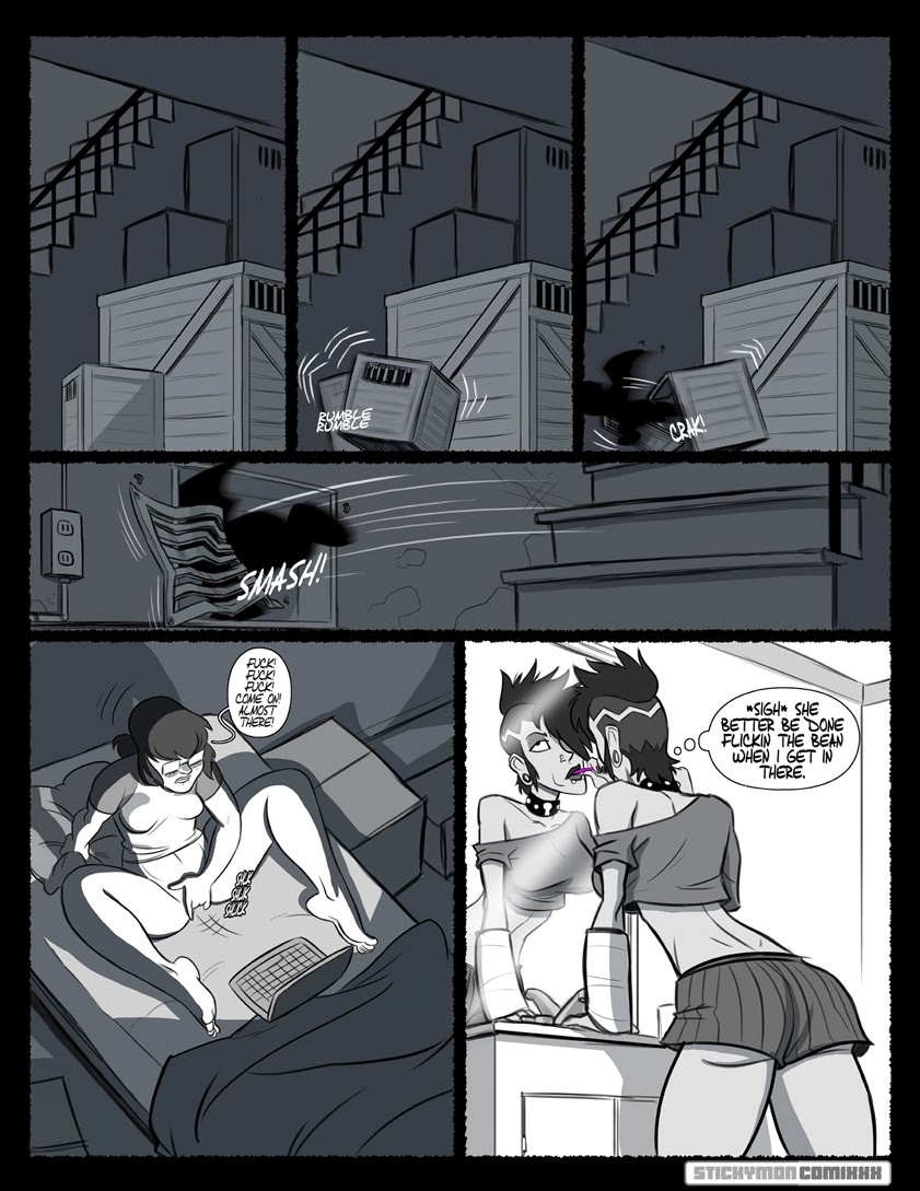 Esther & D.D. - The Freaks Cum Out at Night page 7 full