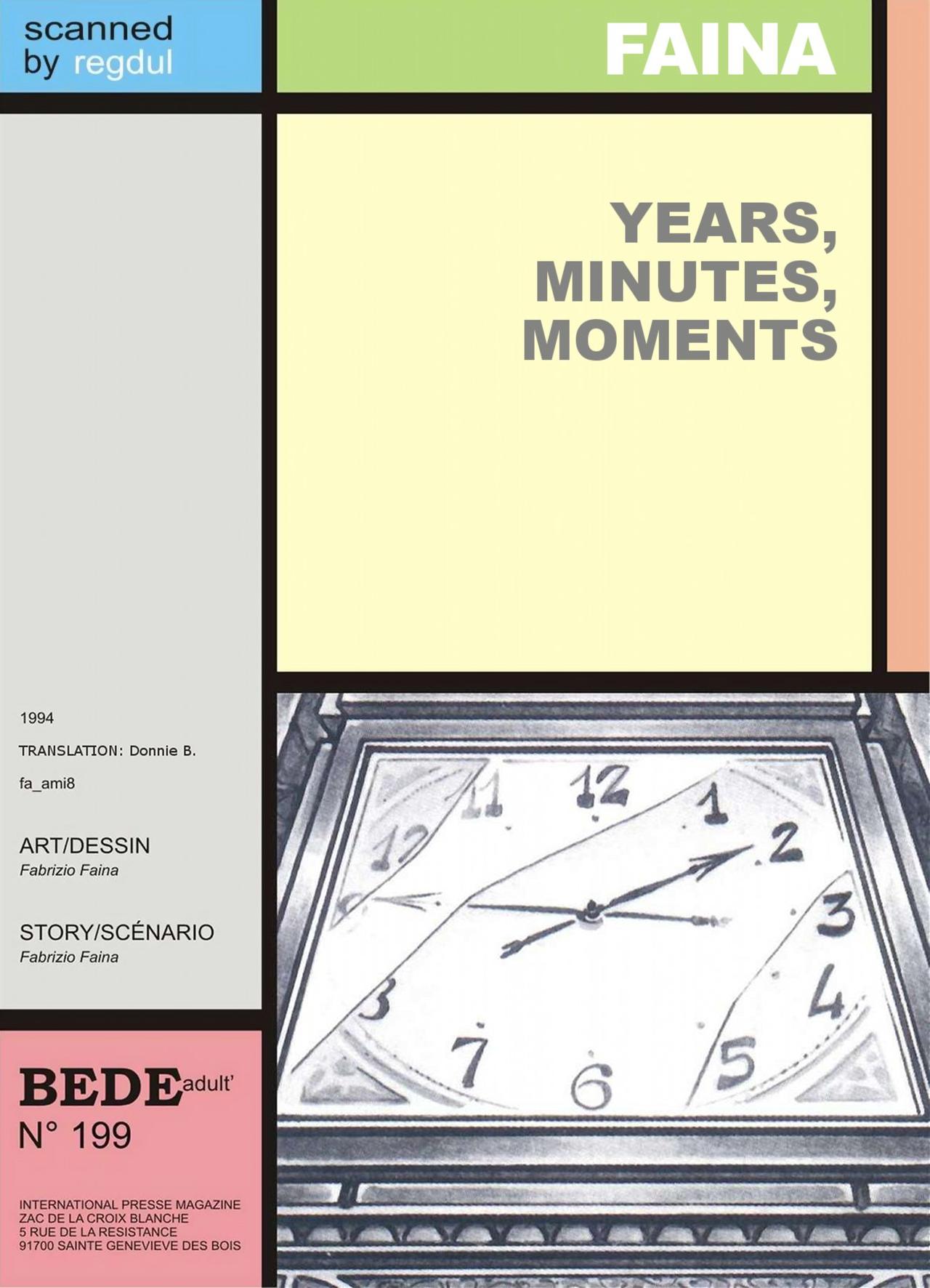 Years, Minutes, Moments page 1 full