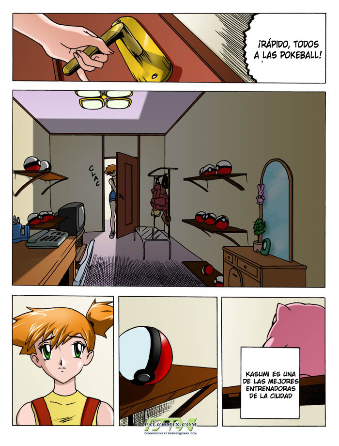 Pokeporn - Chapter 2: Misty's Room | Pokeporn - Capítulo 2: La Habitacíon De Kasumi page 3 full