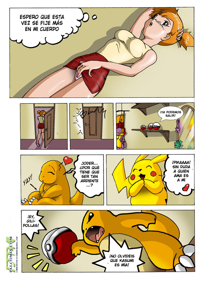 Pokeporn - Chapter 2: Misty's Room | Pokeporn - Capítulo 2: La Habitacíon De Kasumi page 8 full