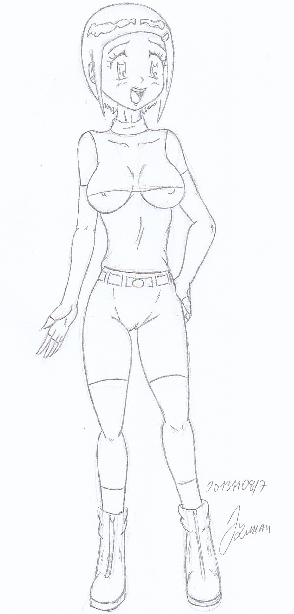 My miny Kari Yagami_digimon  Sketches work_1 page 10 full