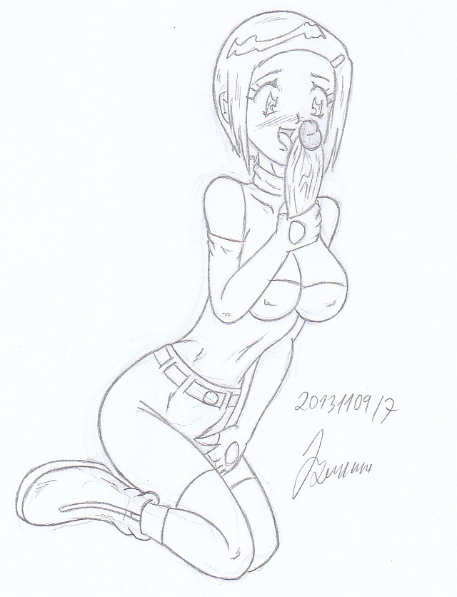 My miny Kari Yagami_digimon  Sketches work_1 page 7 full