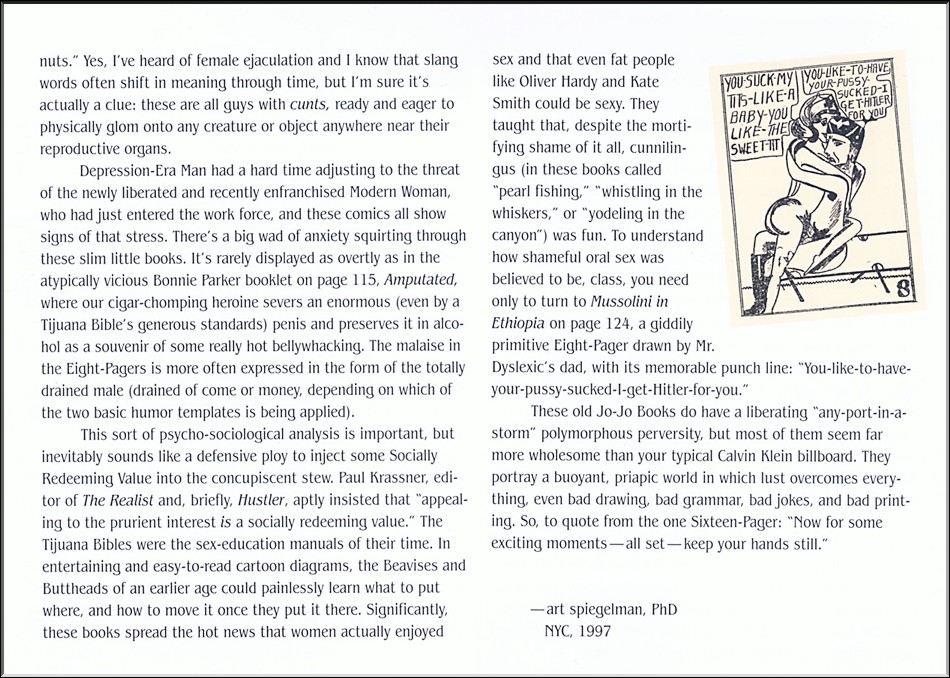 Tijuana Bibles: Art and Wit by Bob Adelman page 10 full