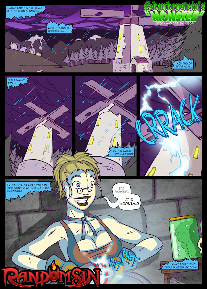 Skankenstein's Monster page 1 full